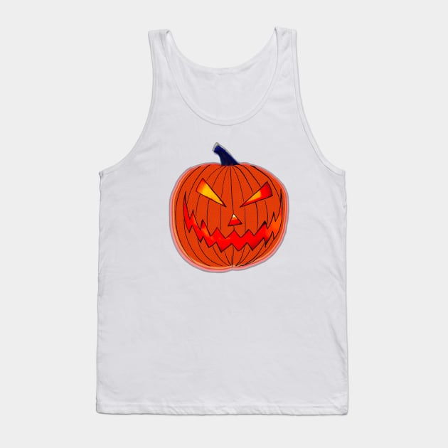 Jack o' Lantern Tank Top by The Happy Ghost